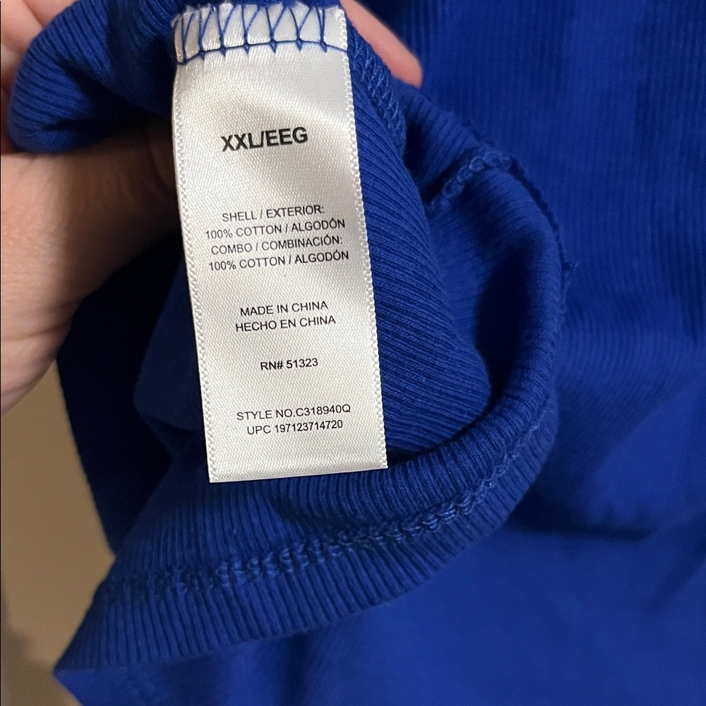 Vince Camuto Royal Blue Puff Sleeve Blouse - Picture 5 of 5